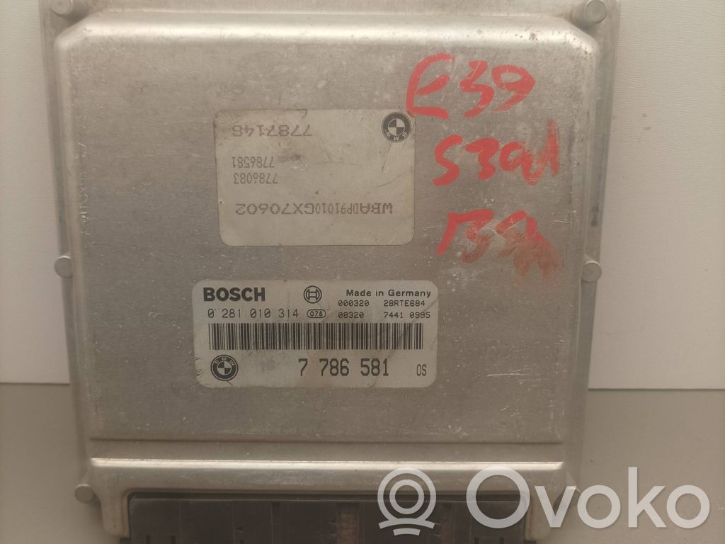 BMW 5 E39 Engine control unit/module 