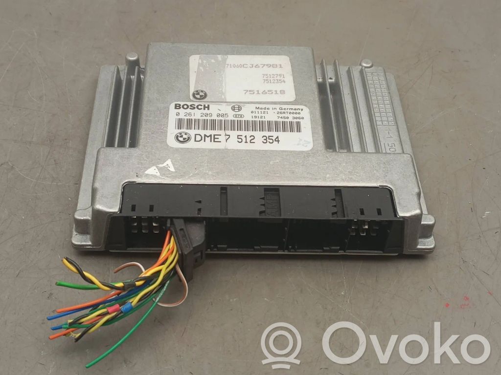 Engine control unit/module   7512354,0261209005