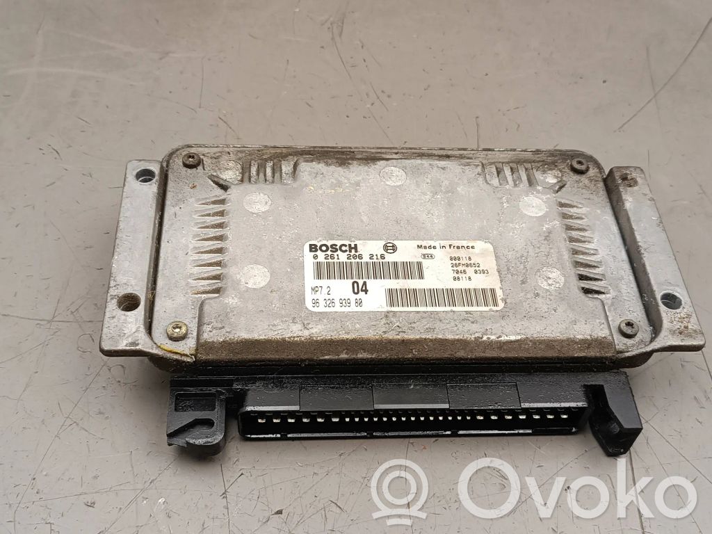 Engine control unit/module   9632693980,0261206216