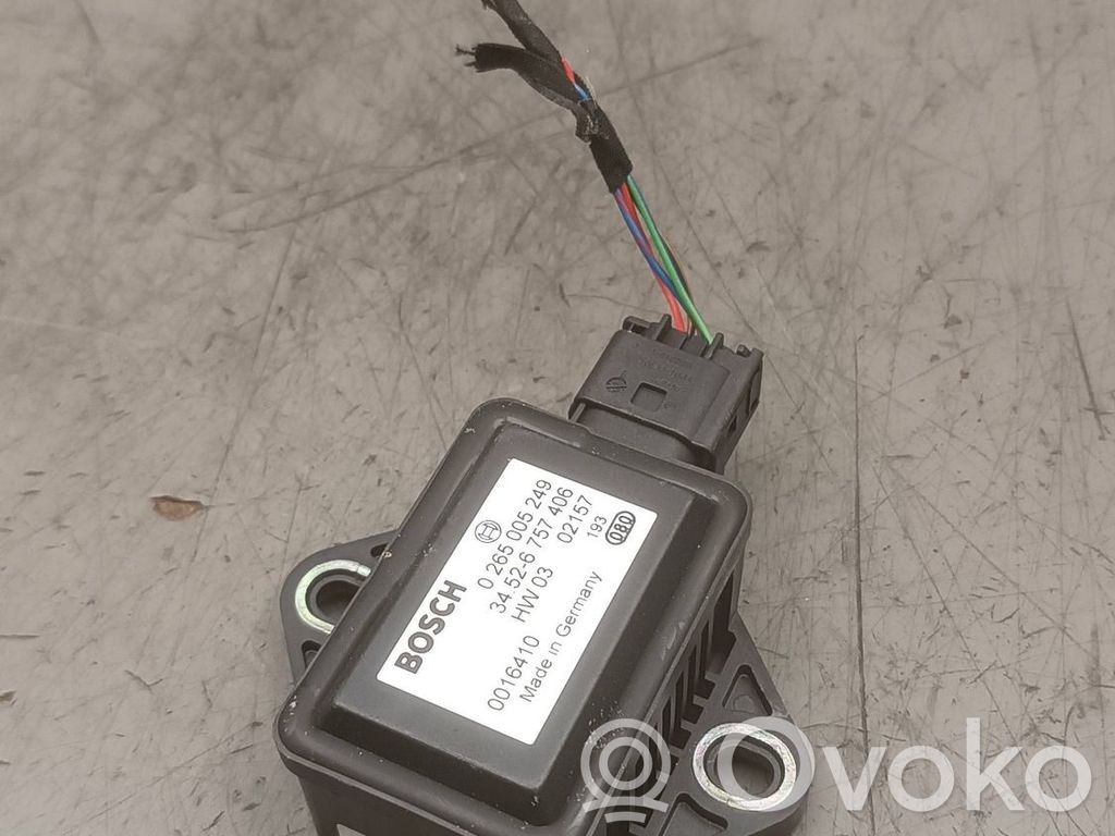 BMW 7 E65 E66 ESP acceleration yaw rate sensor 