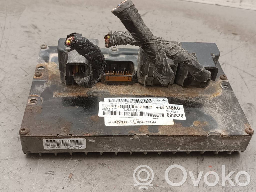 Engine control unit/module   P04896115AG,T0PEH10643XTYC,0P3XTYCC,04829202AB,58401K