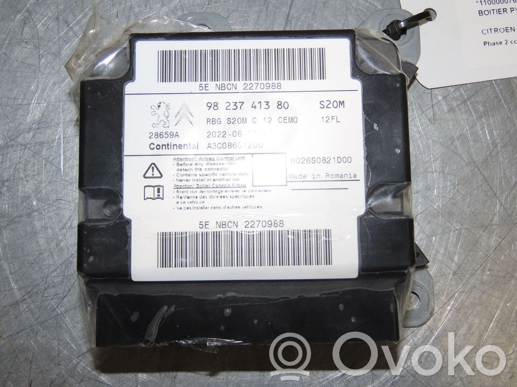 Citroen C3 Airbag control unit/module 