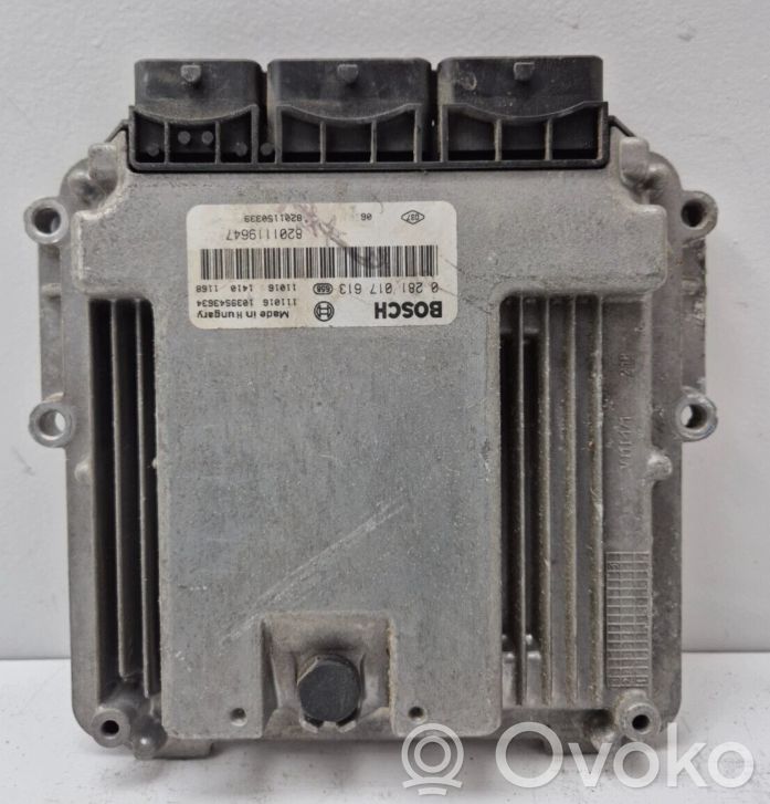 Engine control unit/module   8201119647,8201119647,0281017613,8201150339