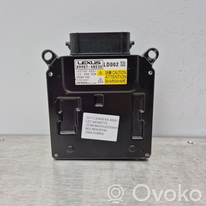 Lexus RX 450H Headlight ballast module Xenon 