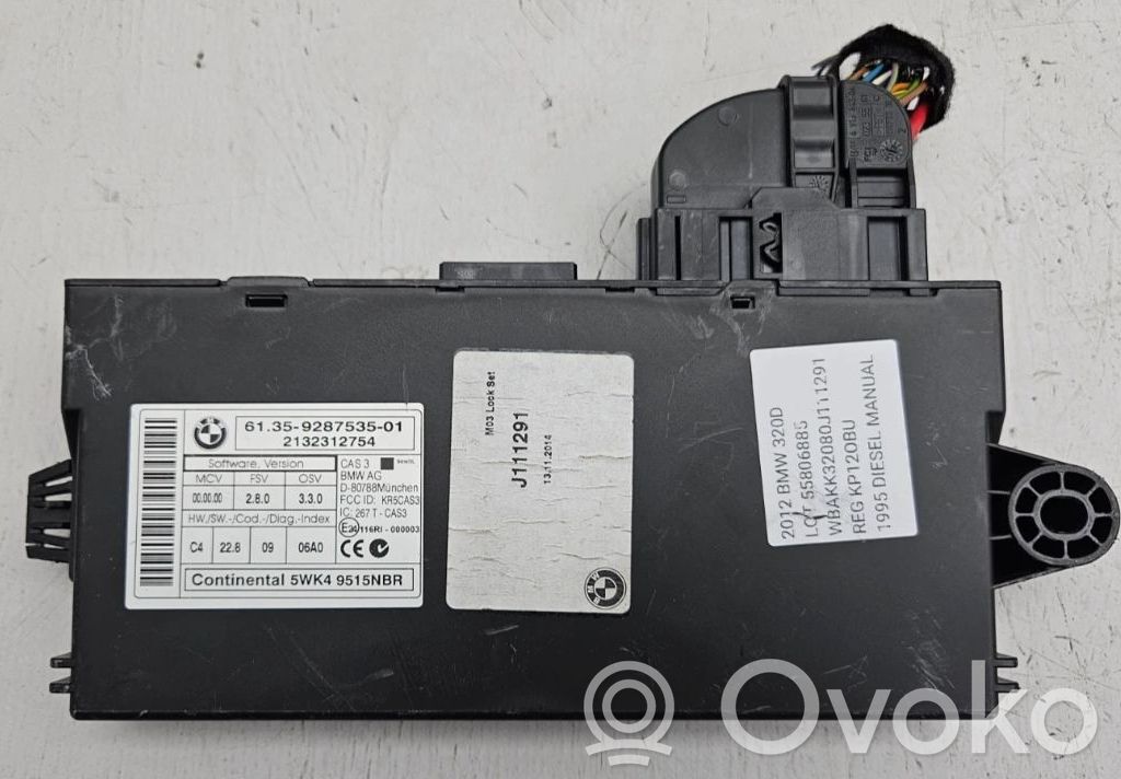 BMW 3 E92 E93 CAS control unit/module 
