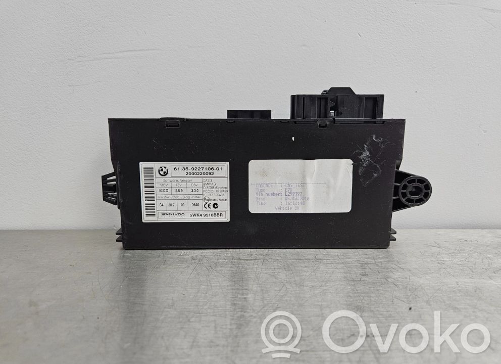 Comfort/convenience module   9227106,9227106,61359227106,2000220092,5WK49516,5WK49516BBR