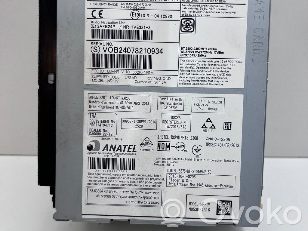 Volvo V40 Radio/CD/DVD/GPS head unit 
