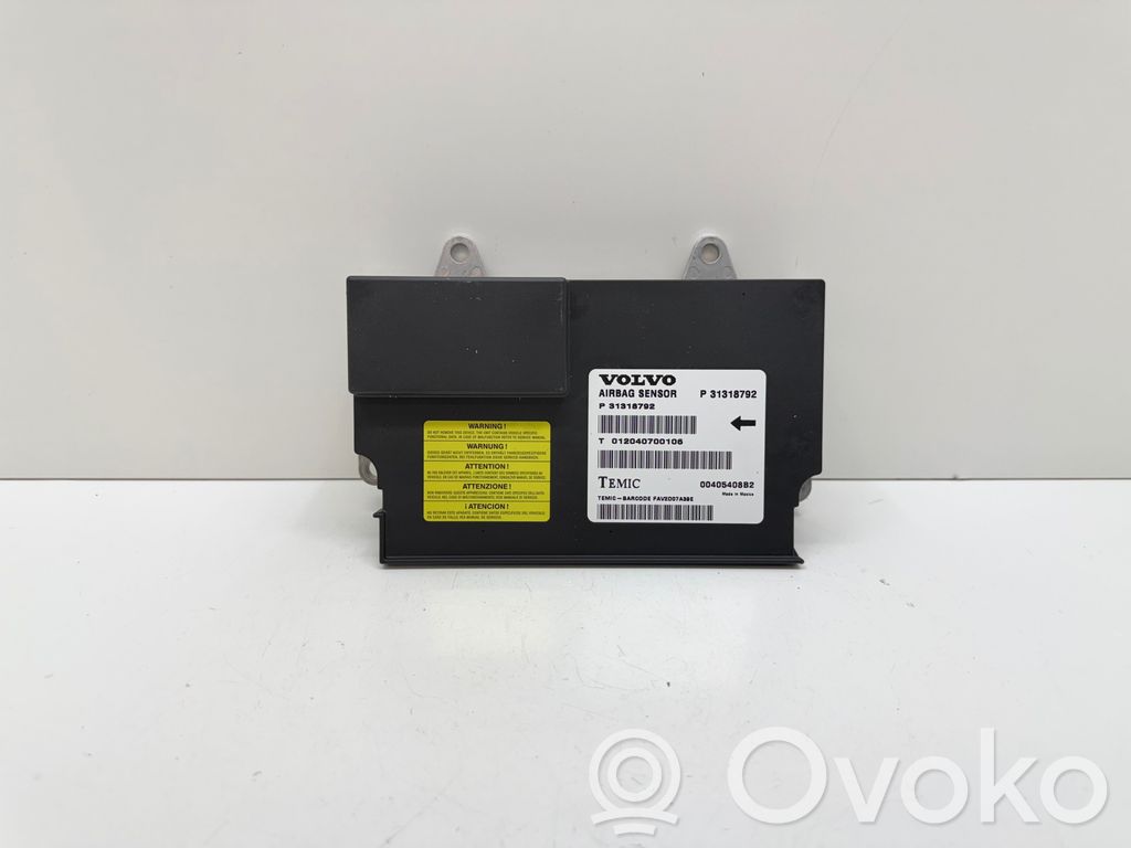 Volvo XC60 Centralina/modulo airbag 