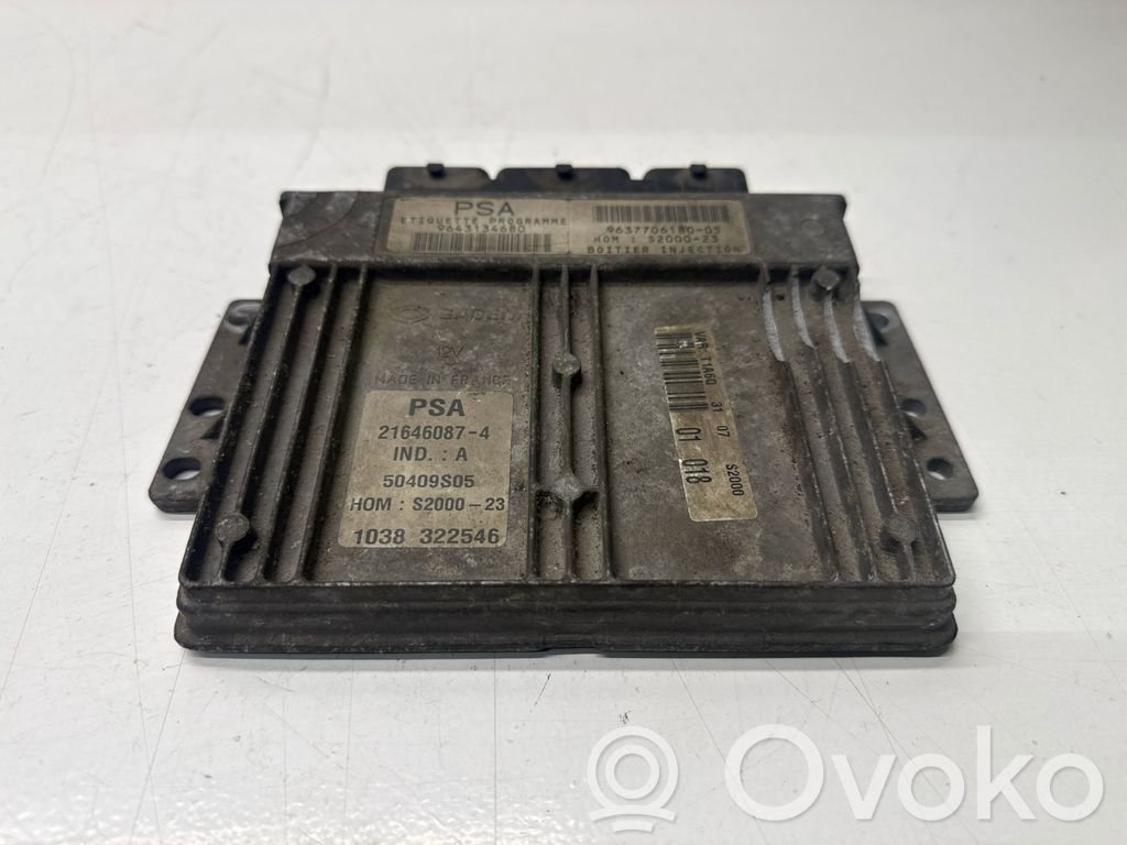 Engine control unit/module   9643134680,50409S05,9637706180,216460874