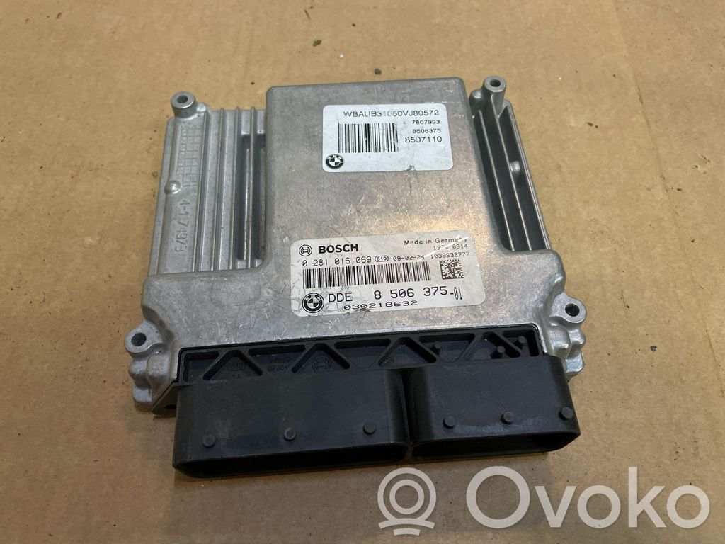 Engine control unit/module   8506375,0281016069,030218632