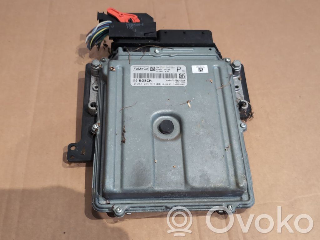 Engine control unit/module   0281014671,015642855,9X2Q12A650