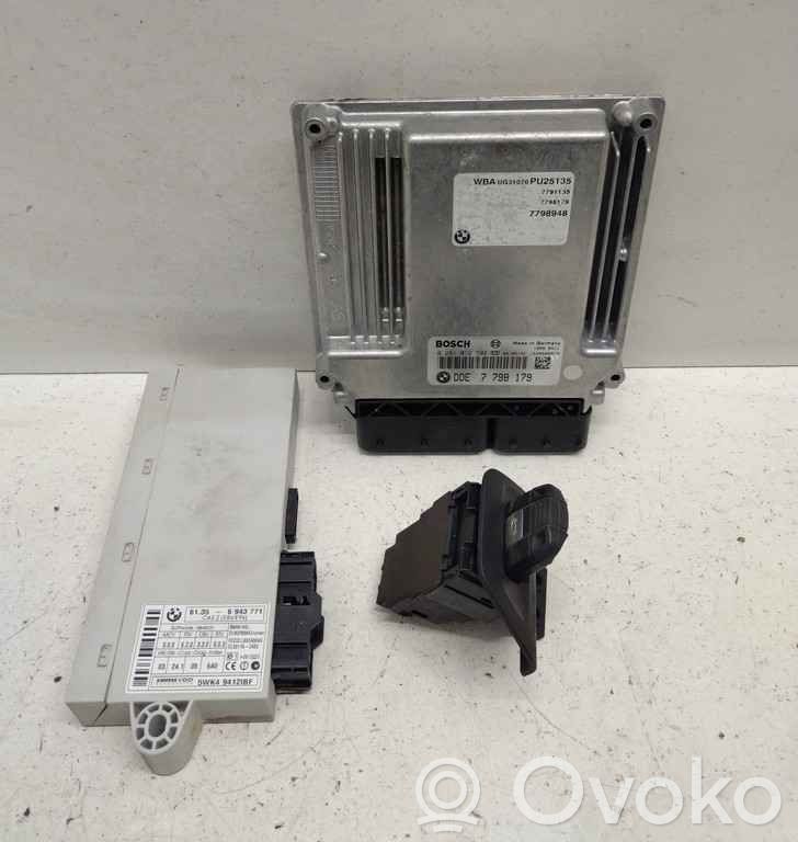 BMW 1 E81 E87 Engine ECU kit and lock set 