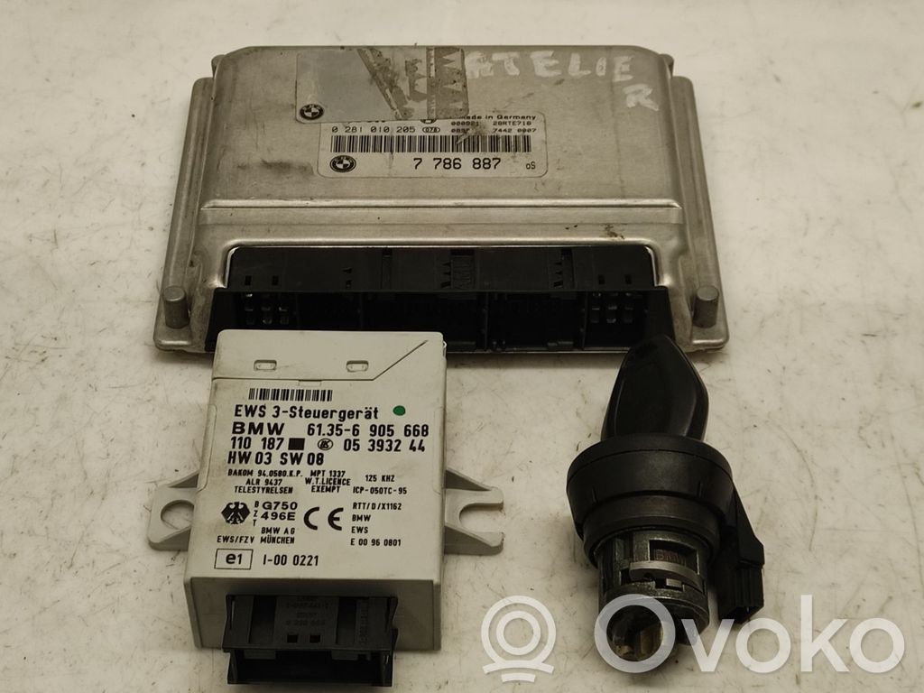 BMW 3 E46 Kit cu ECU motor și set închidere uși 