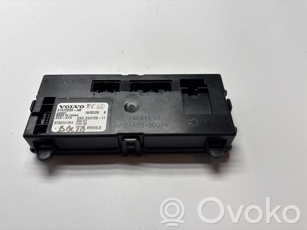 Climate control unit   31472269,19281601