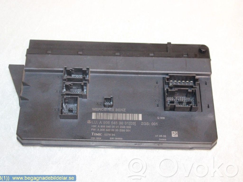 Module confort   5276B4,A9065453001,2E0937025AK,2E0909049BA,A9064420600,A9065450601