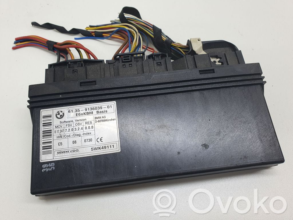 BMW 5 E60 E61 Komforta modulis 