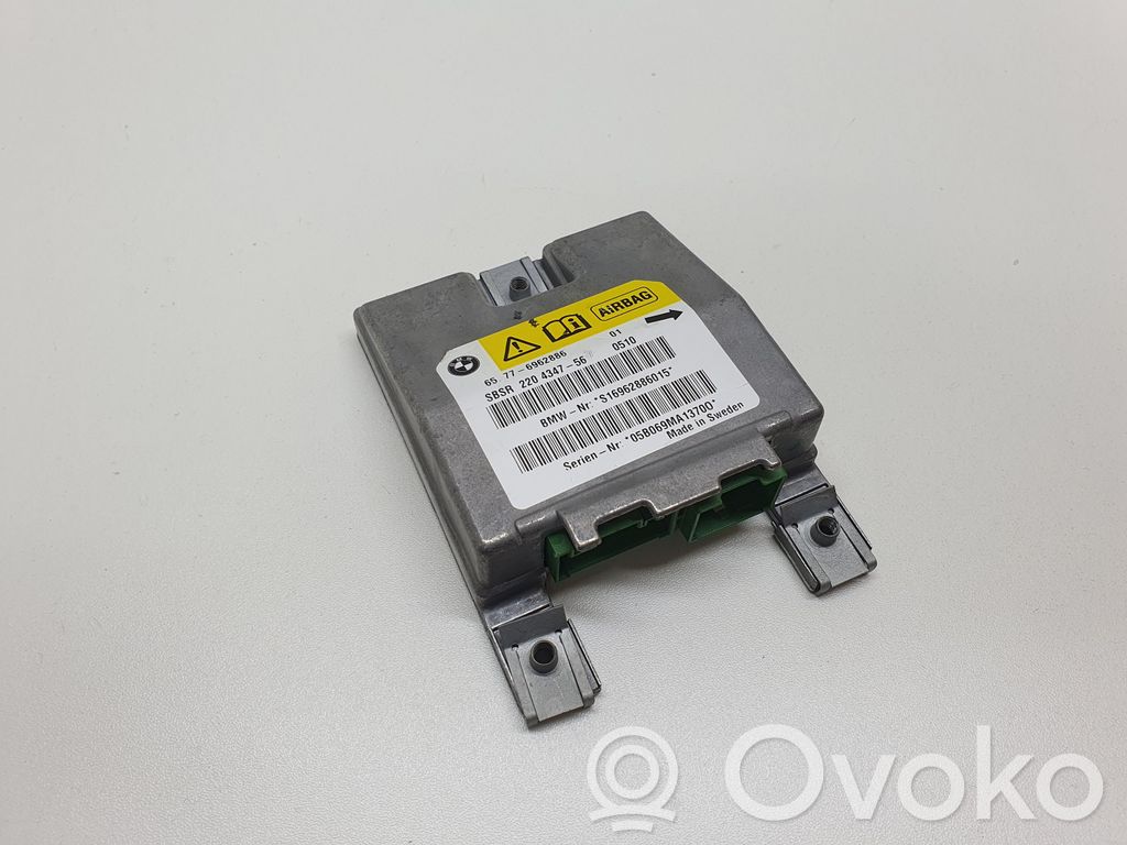 BMW 5 E60 E61 Oro pagalvių valdymo blokas 