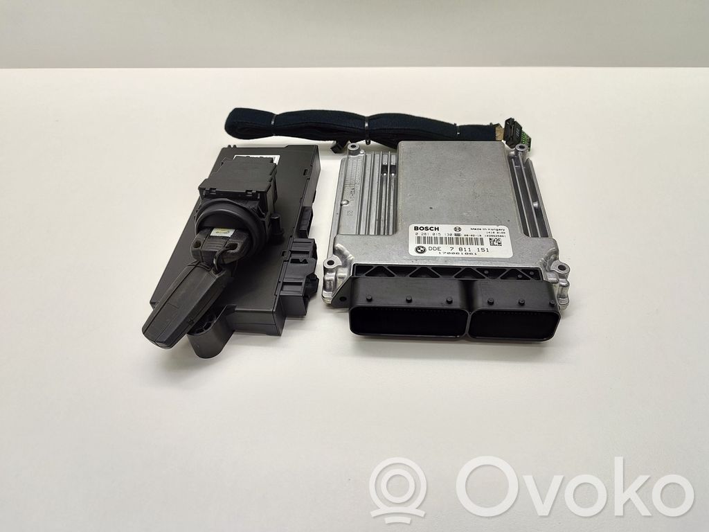 BMW 5 E60 E61 Engine ECU kit and lock set 