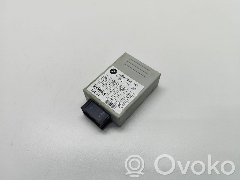 BMW 5 E60 E61 Priekabos kablio valdymo blokas 