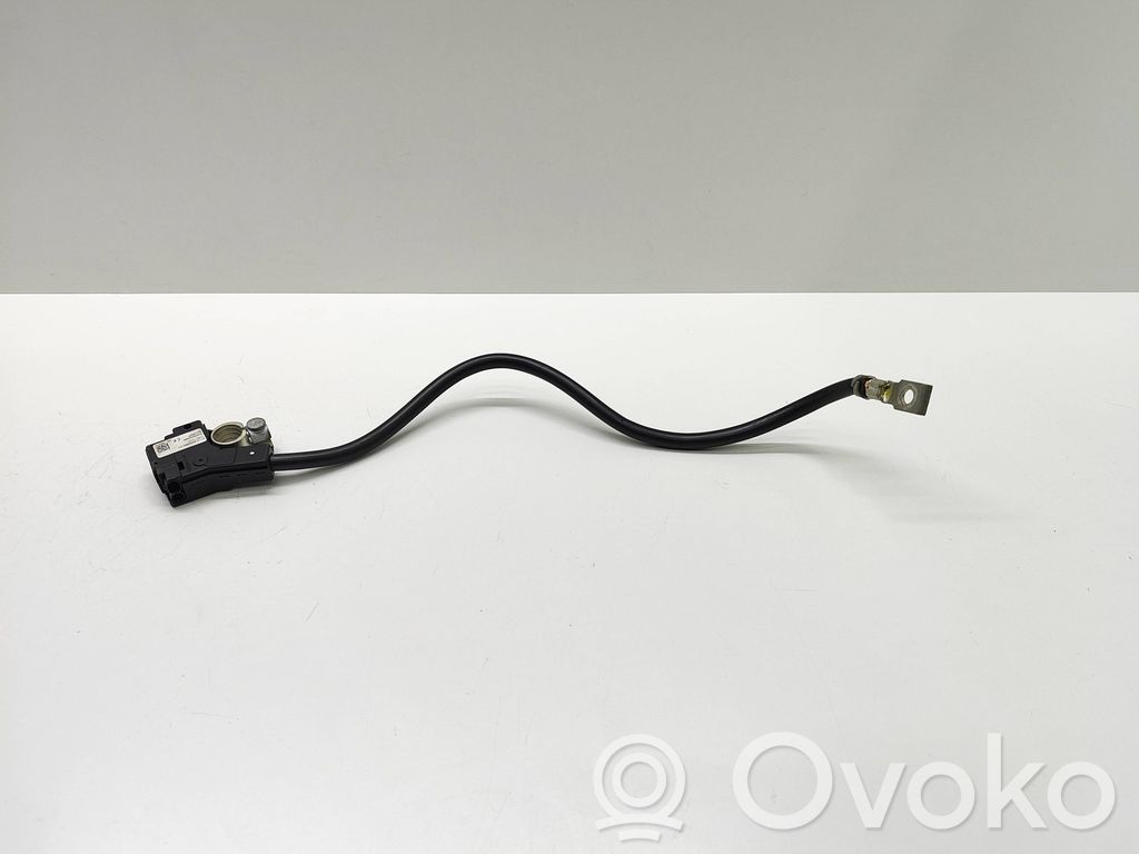 BMW 5 F10 F11 Minus / Klema / Przewód akumulatora 