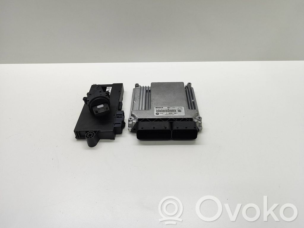 BMW 5 E60 E61 Juego de cerradura y set ECU del motor 