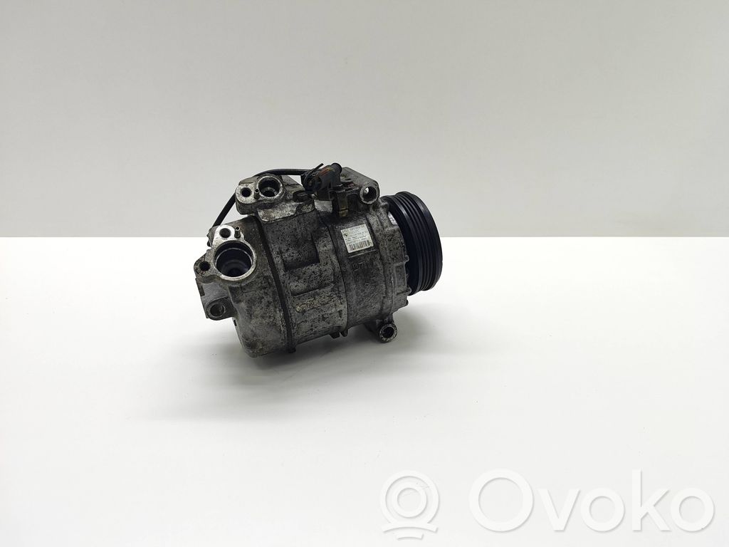 BMW 5 E60 E61 Ilmastointilaitteen kompressorin pumppu (A/C) 