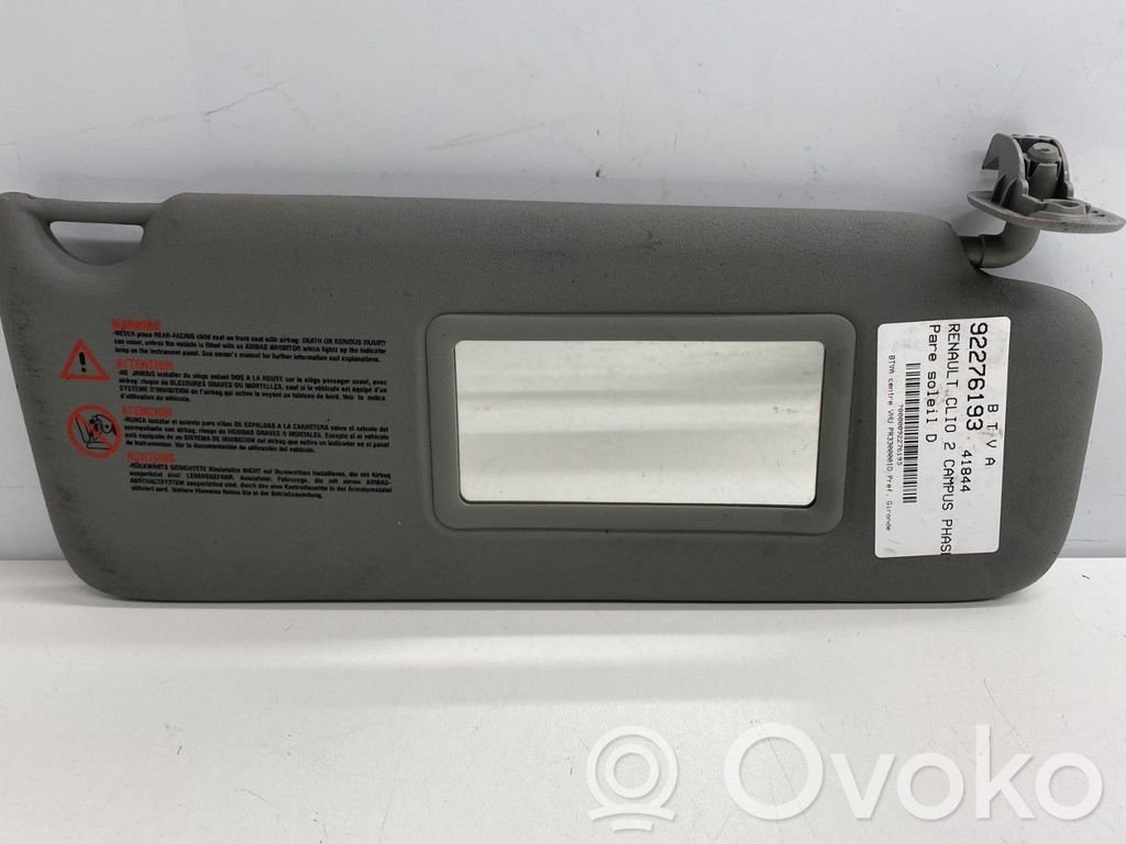 Renault Clio II Sun visor 
