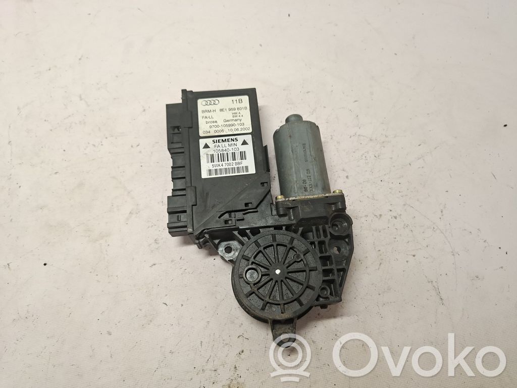 Audi A4 S4 B6 8E 8H Silnik regulatora szyby drzwi przednich 