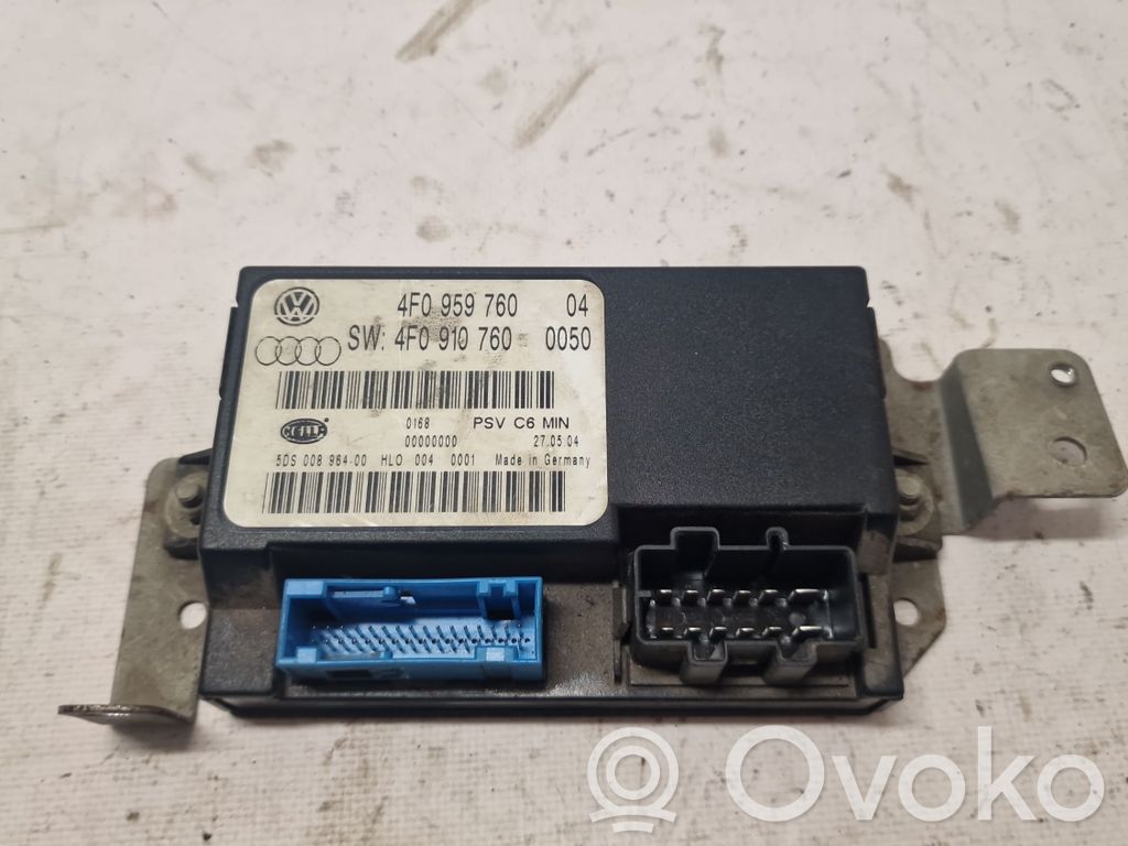 Audi A6 S6 C6 4F Steuergerät Sitz 