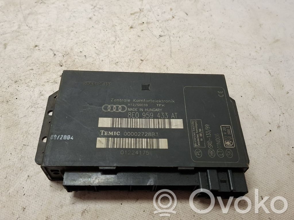 Audi A4 S4 B6 8E 8H Módulo de confort/conveniencia 