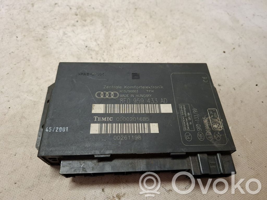 Audi A4 S4 B6 8E 8H Moduł / Sterownik komfortu 