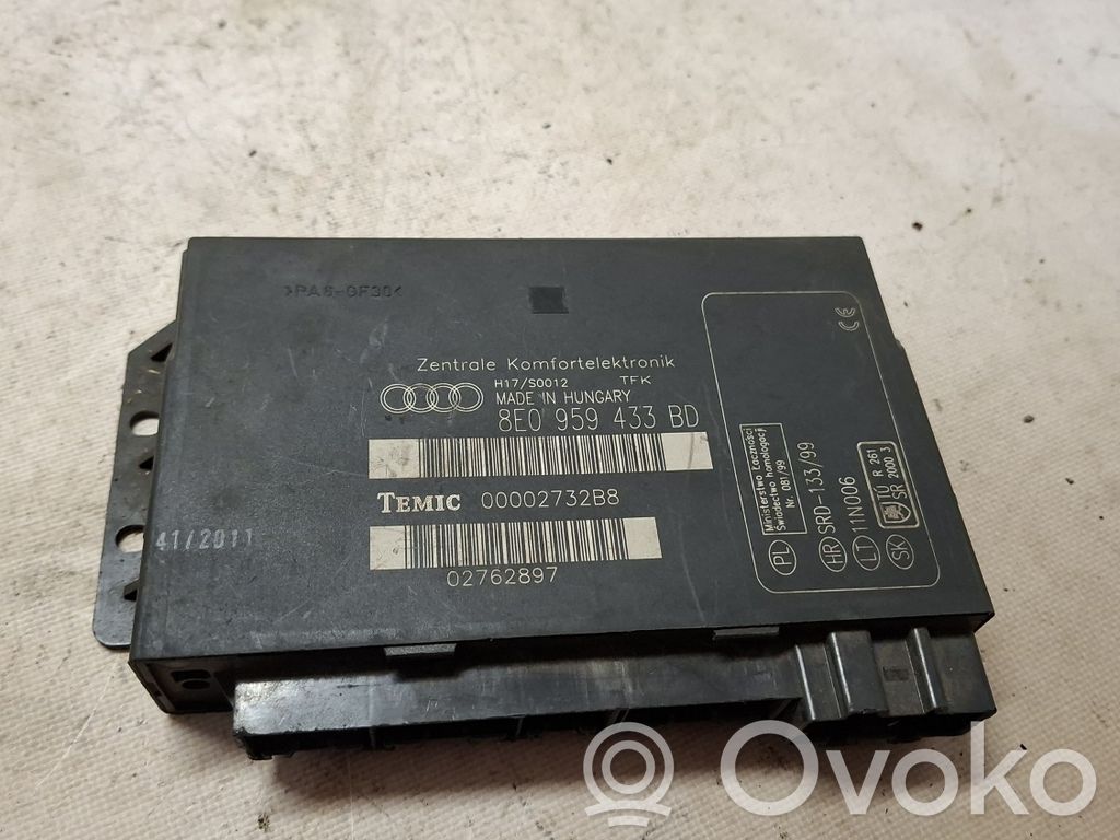 Audi A4 S4 B6 8E 8H Mukavuusmoduuli 