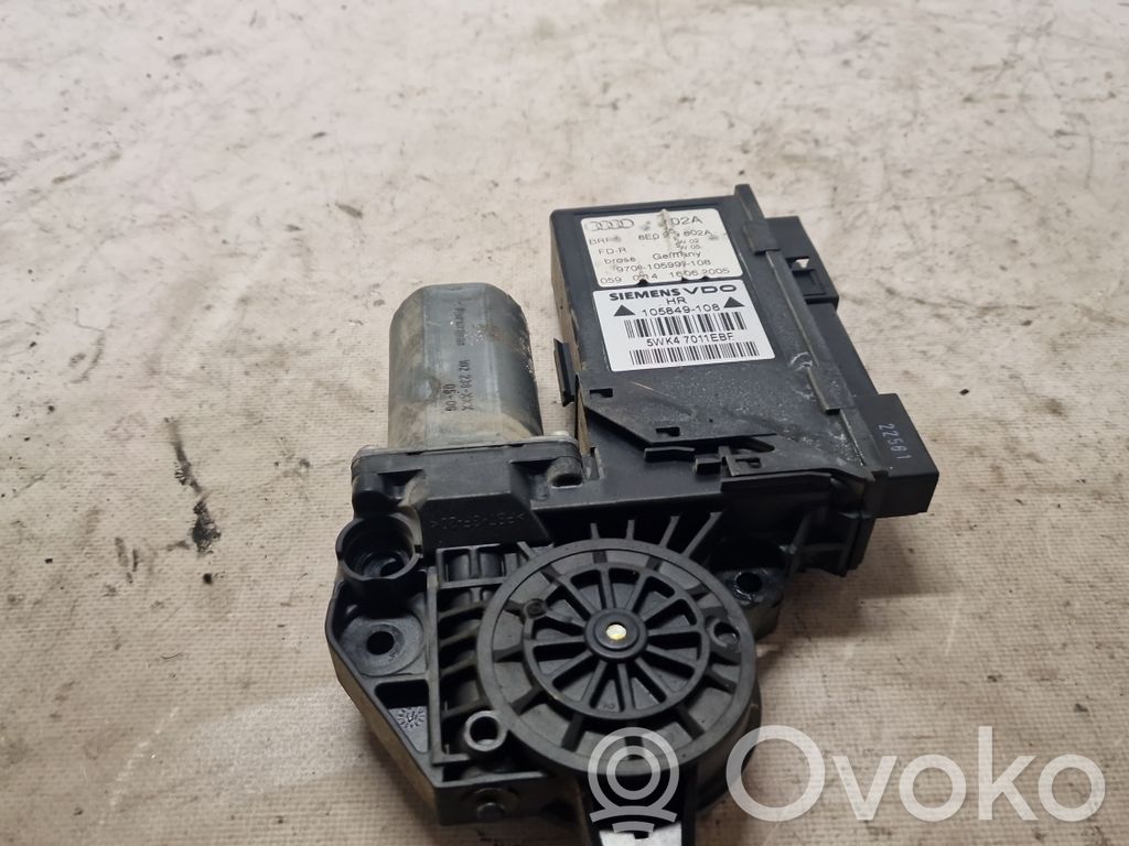 Audi A4 S4 B7 8E 8H Silniczek podnoszenia szyby drzwi tylnych 