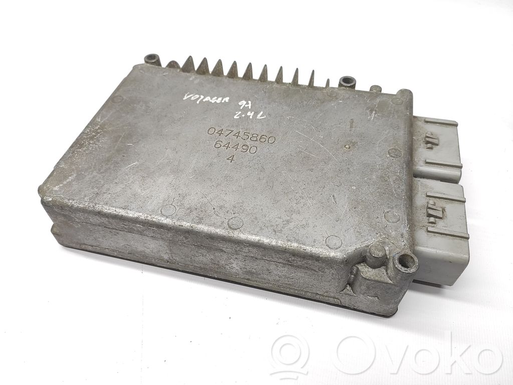 Engine control unit/module   P04727270AA