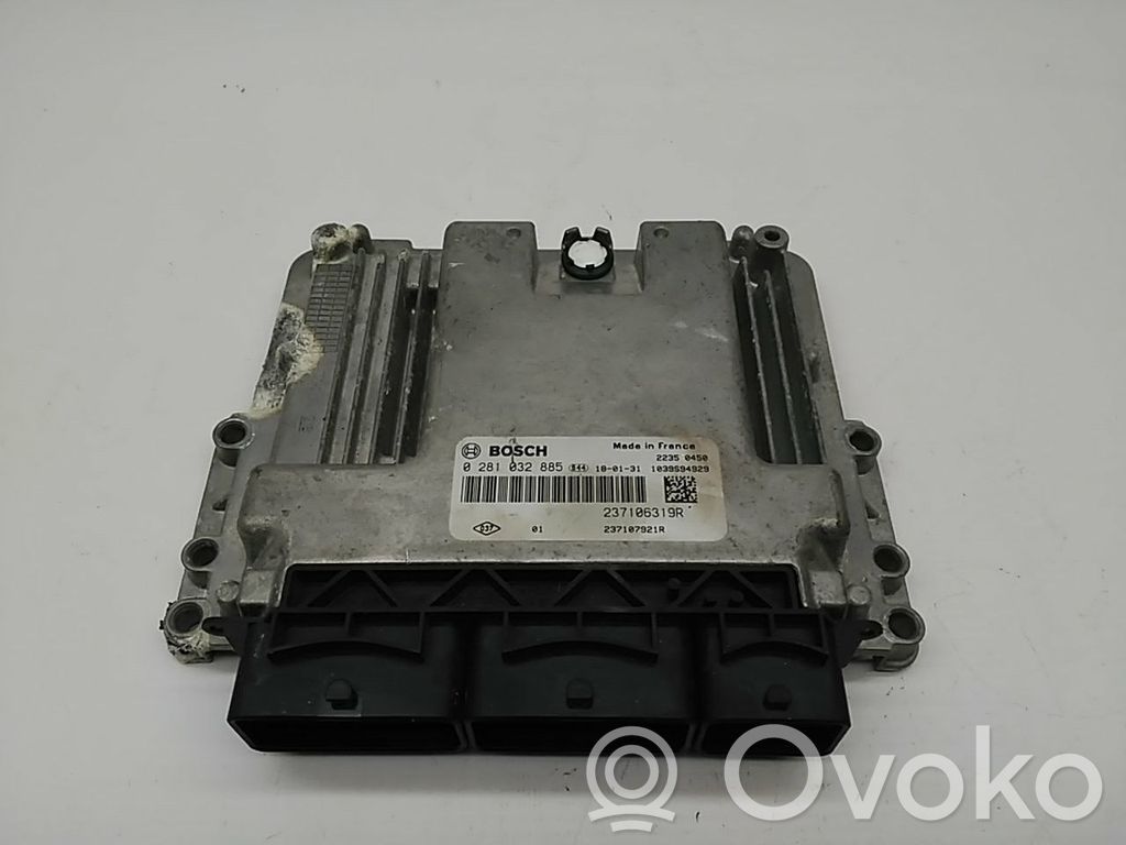 Engine control unit/module   0281032885,237106319R