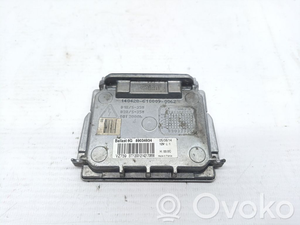 Headlight ballast module Xenon   89034934