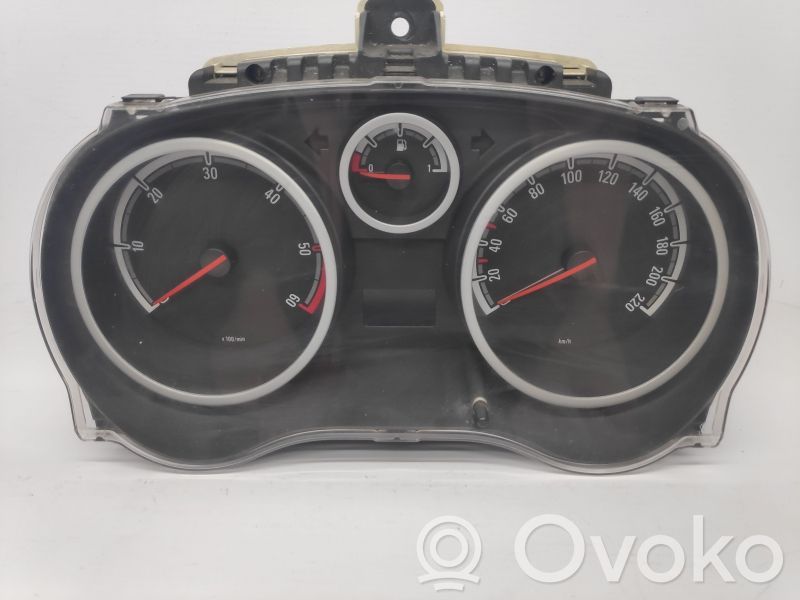 Opel Corsa D Spidometrs (instrumentu panelī) 