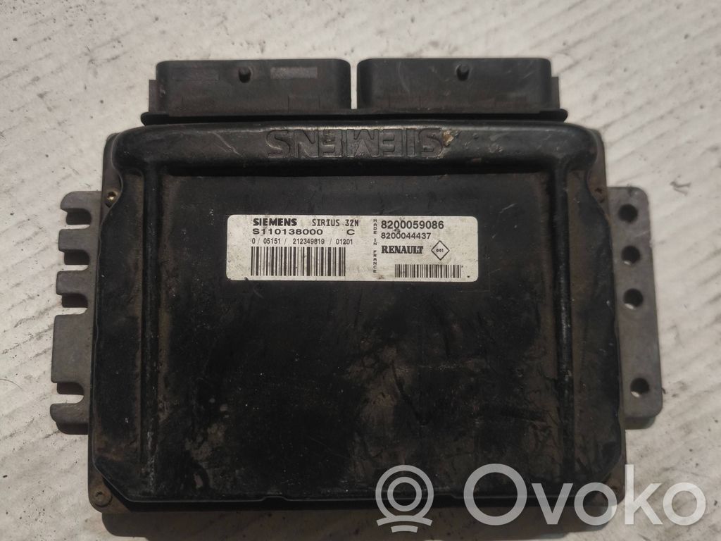 Engine control unit/module   S110138000,8200044457,8200059086