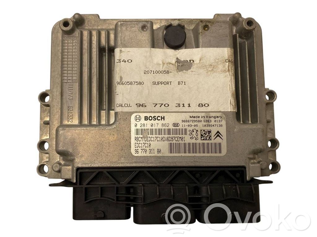 Citroen C4 II Engine control unit/module 