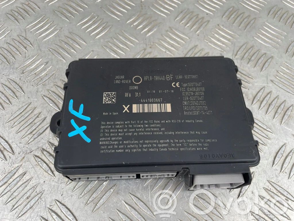 Jaguar XF Centralina/modulo keyless go 