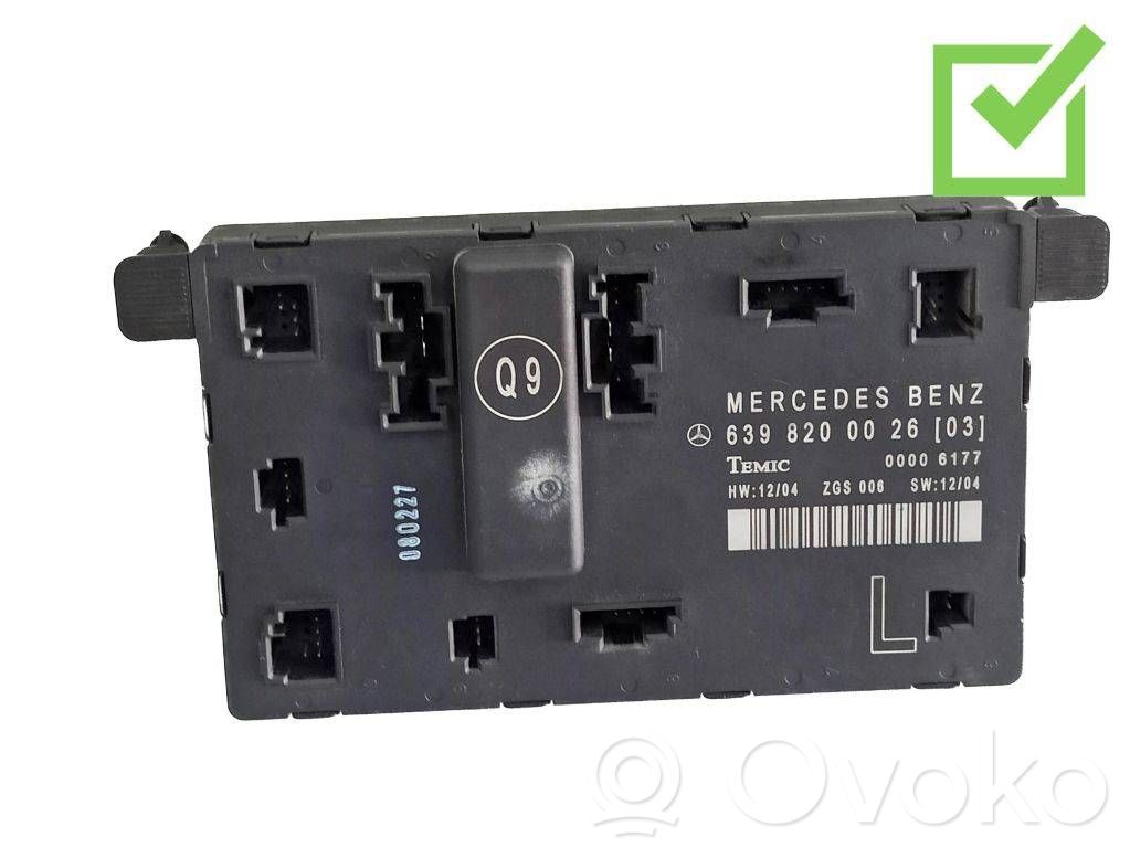 Mercedes-Benz Vito Viano W639 Door control unit/module 