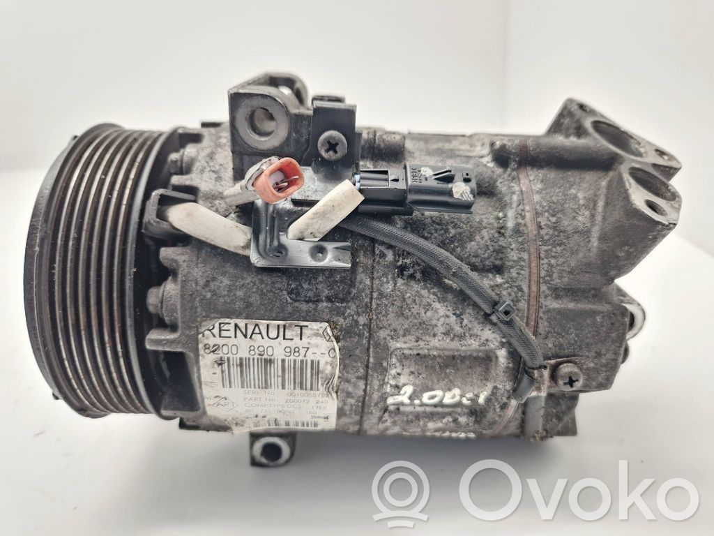 Kompresor / Sprężarka klimatyzacji A/C   8200890987,0010055792,Z00072
