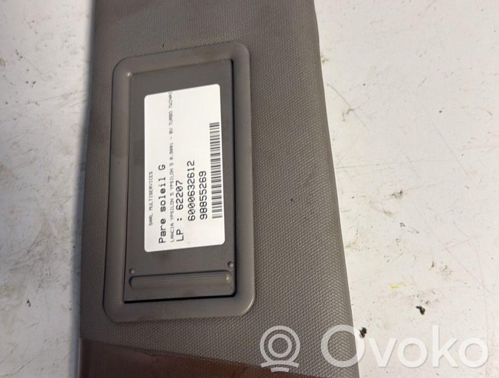 Lancia Ypsilon Sun visor 