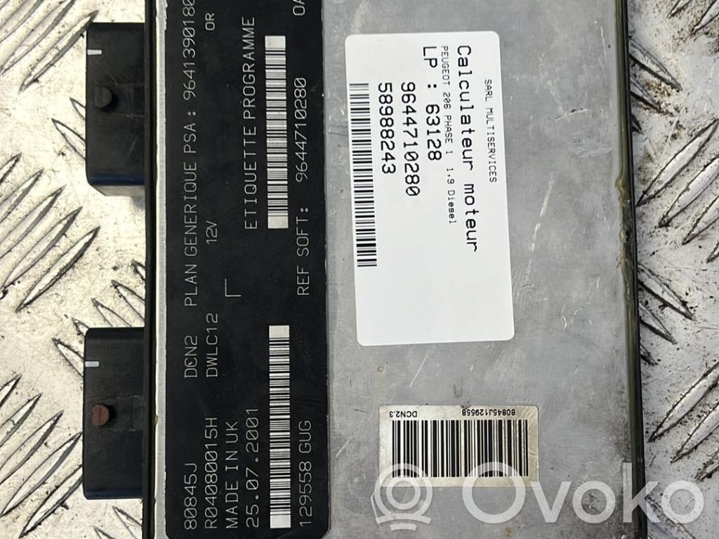 Peugeot 206 Engine control unit/module 