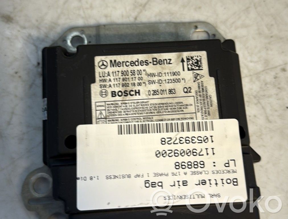 Mercedes-Benz A W176 Unitate/modul de comandă airbaguri 