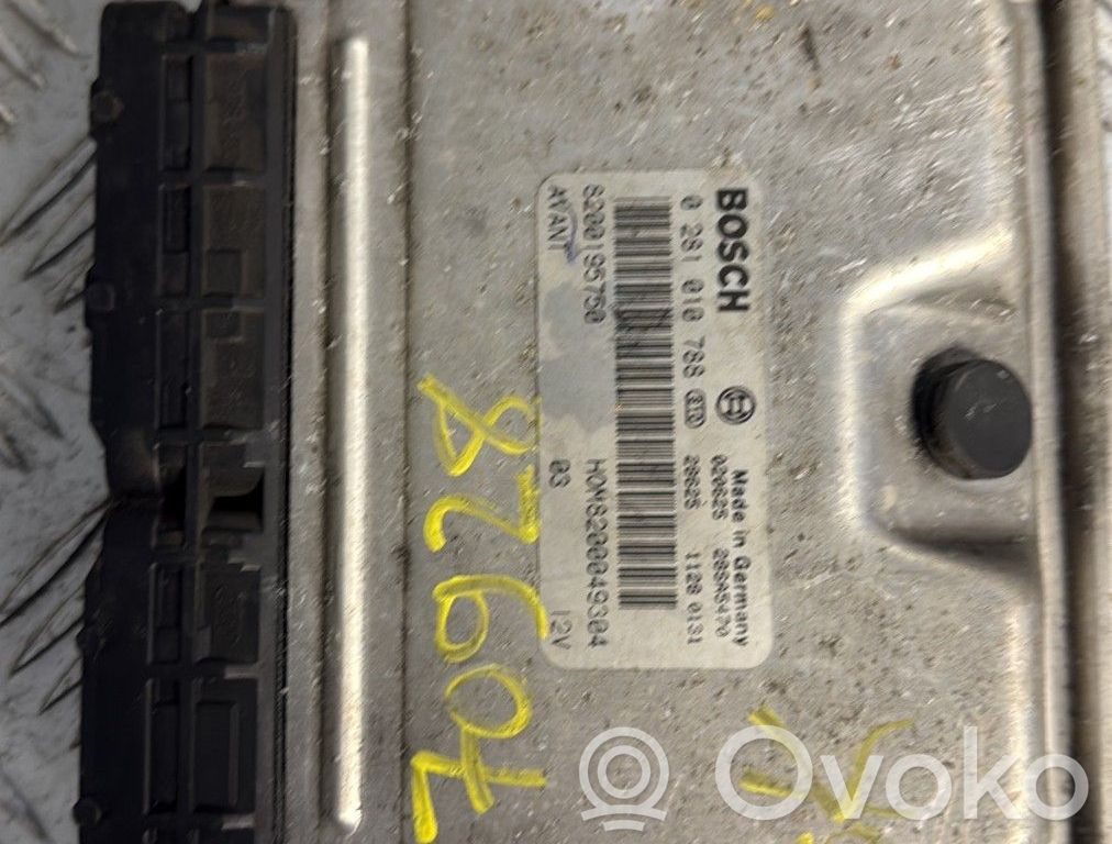 Renault Clio II Engine control unit/module 