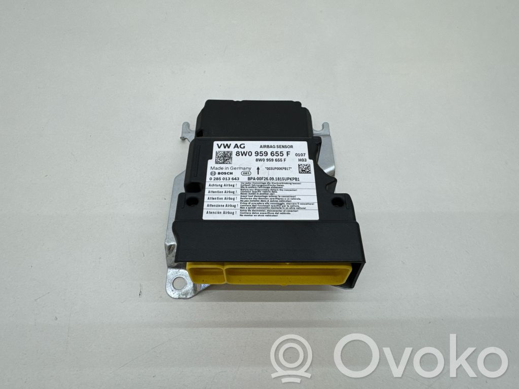Airbag control unit/module   8W0959655F,0285013643
