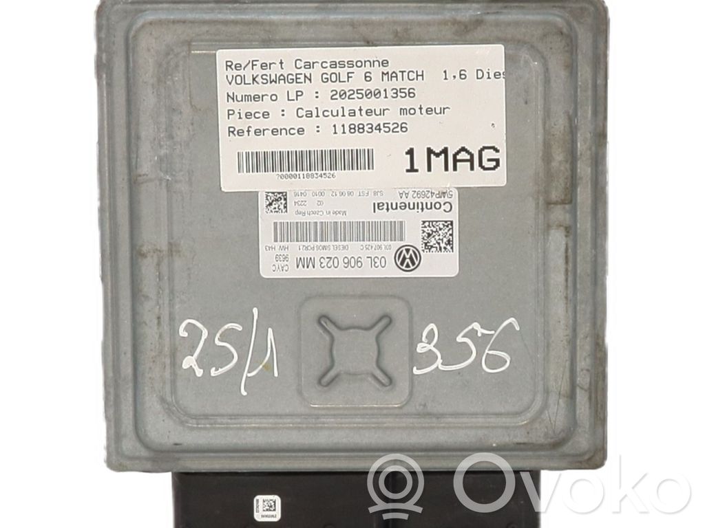 Volkswagen Golf VI Engine control unit/module 