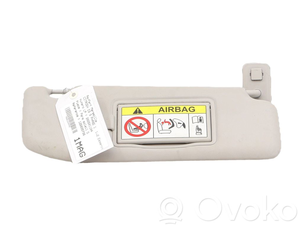 Citroen C3 Sun visor 