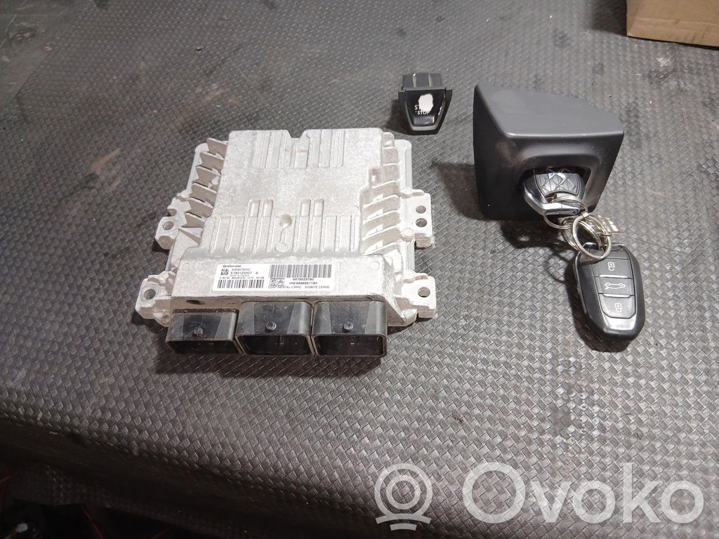Citroen DS5 Engine ECU kit and lock set 